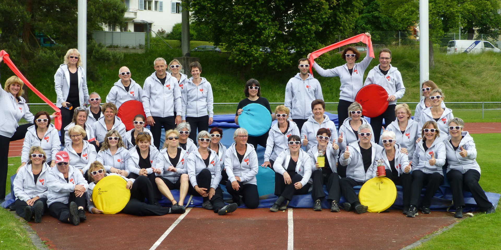 Die vollständige Baselbieter Gruppe am 31. Mai in Luzern