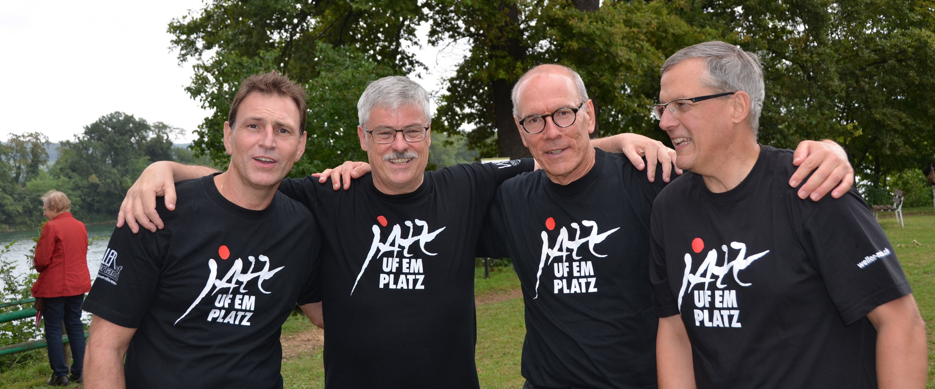 Siegerbild nach den beiden Läufen: Marco, Karl, Jürg und Bruno