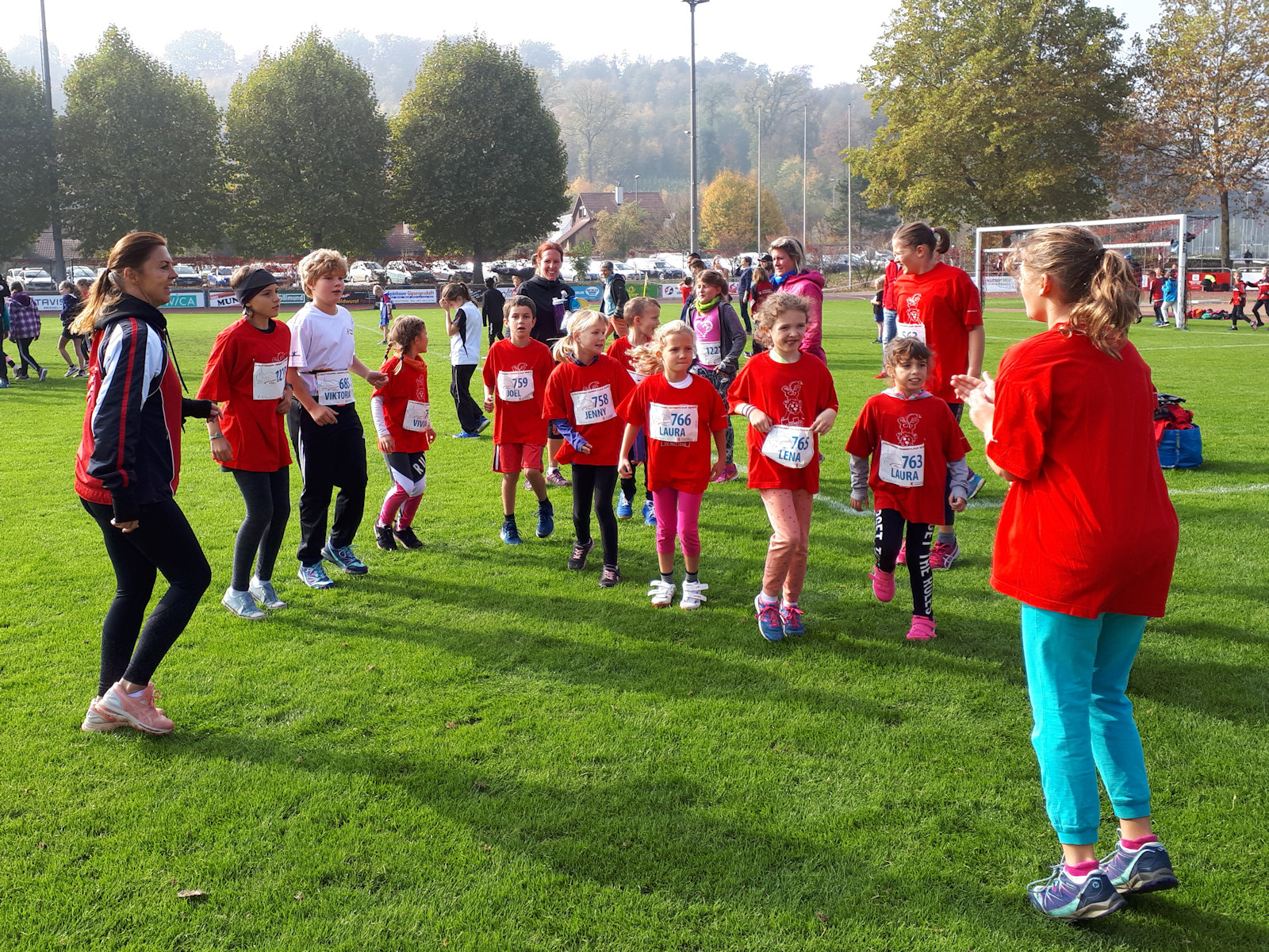 Ein gutes Aufwärmprogramm sichert eine gute Leistung