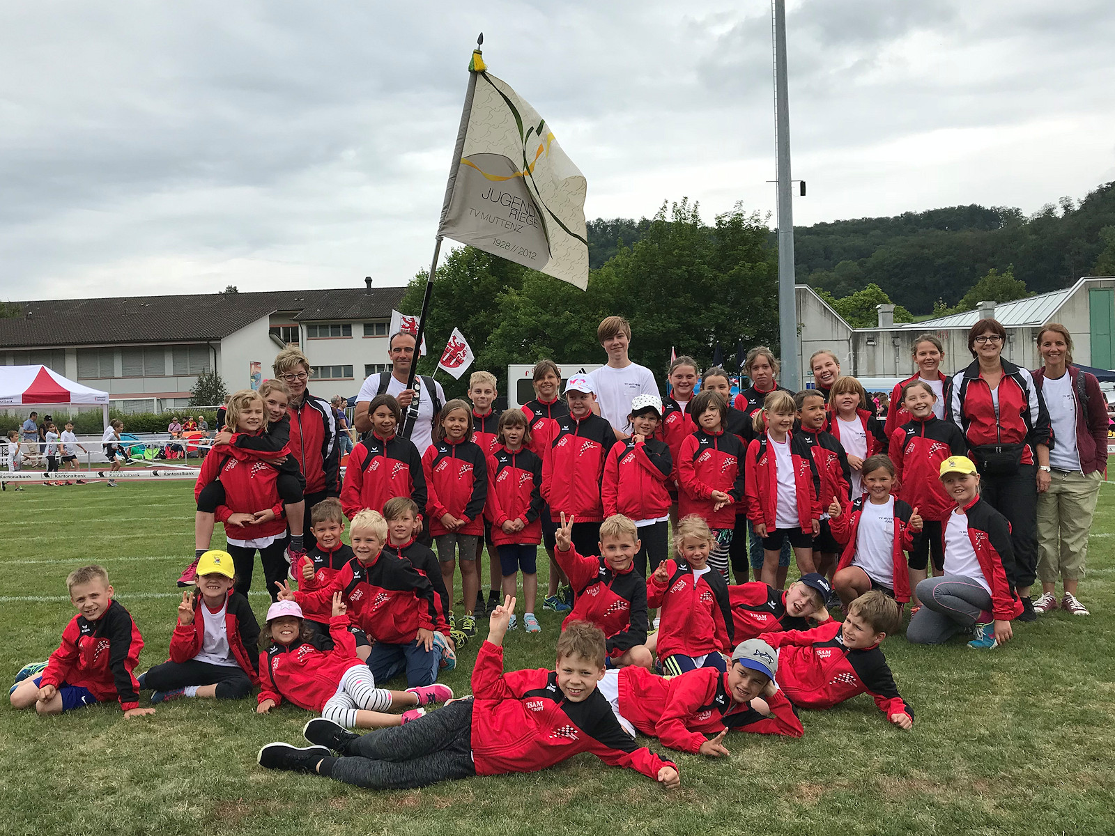 Das Gruppenbild vom Jugendturnfest