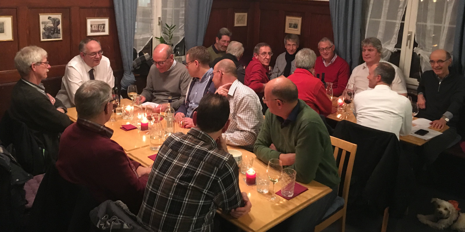 Andi; Beat; Bengt; Bruno; Claude; Clemens; Felix; Hans-Ueli; Heiner; Heinz; Jürg; Karl; Marco; Peter; Thomas; Thomi; Urs-Martin; Urs (und Pablo).