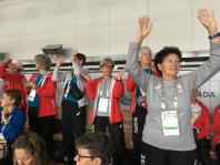 Am Morgen darauf bei den Turnvorführungen ...