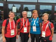 Unsere 3 Leiterinnen und die STV-Vertreterin