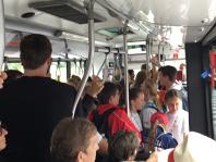 Wie immer volle Busse