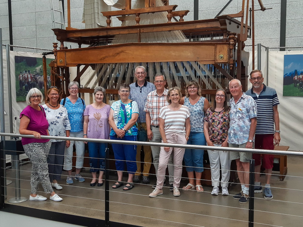 Die Teilnehmer der Besichtigung