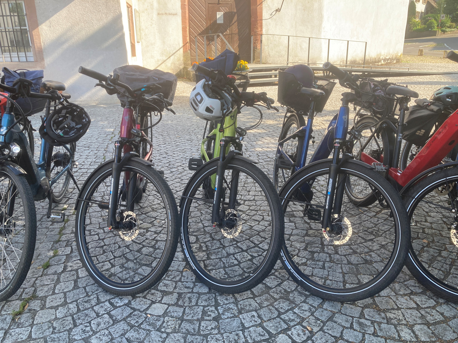 Die Velos sind bereit