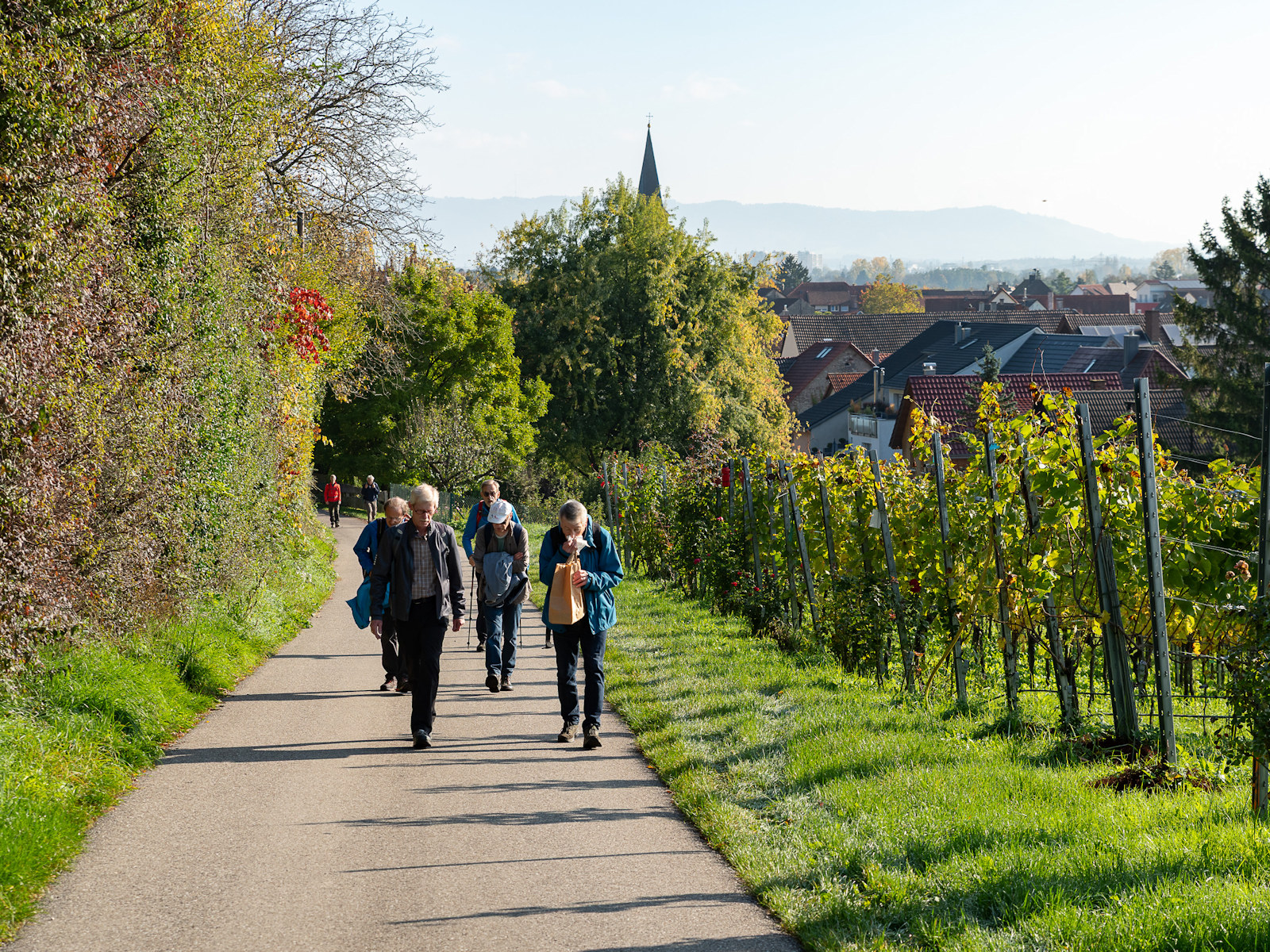 Wanderimpressionen im Aufstieg ...