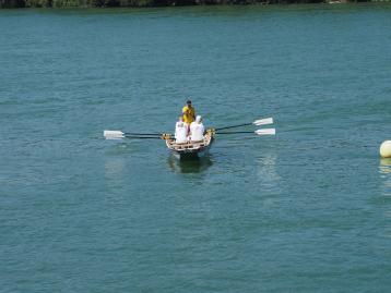 Überfahrt im zweiten Lauf