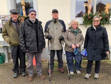 Gruppe 1: Hans, Maurice, Kurt, Maria, Monika (Regine fehlt auf dem Bild)